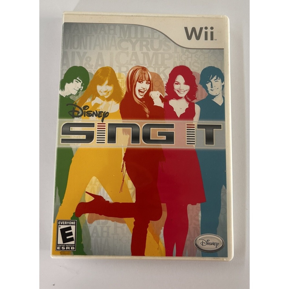 Nintendo Wii Disney Sing It Disc Game, E For Everyone
